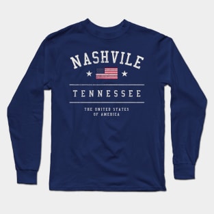 Nashville Tennessee USA Vintage Long Sleeve T-Shirt